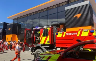 Fire Breaks Out at McLaren's F1 Hospitality Suite Ahead of Spanish Grand Prix