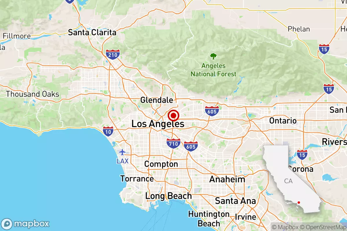 Earthquake in South Pasadena, Borrego Springs and California